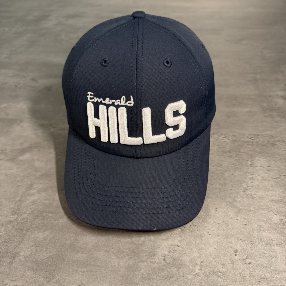 Imperial Emerald Hills Golf Hat Navy White Performance Hollywood Miami Florida‎